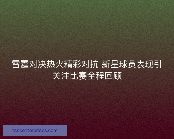雷霆对决热火精彩对抗 新星球员表现引关注比赛全程回顾